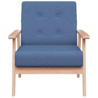 sillon de salon  silla  sillon de tela azul