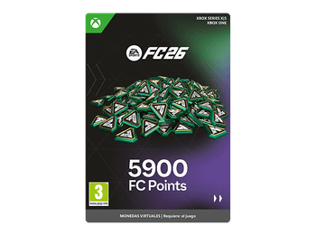 Xbox Series X S & One EA SPORTS FC™ 26 5900 FC POINTS (Código de descarga) (*Juego base se vende por separado)
