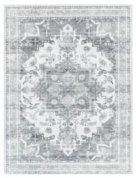 Alfombra lavable Cambria gris  80x150 cm