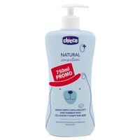 chicco natural gel de bano y champu para bebe 750 ml