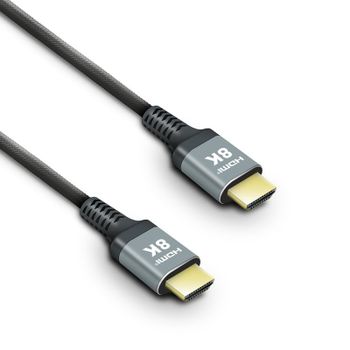 Metronic 370320 Cable HDMI 2.1 8K Ultra High Speed 48Gbps 1.5m Negro/Plata