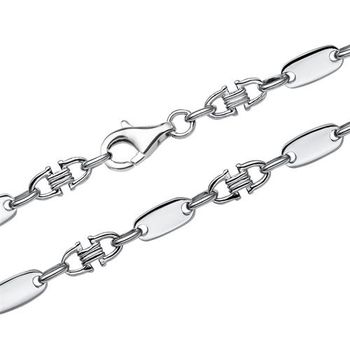 Cadena de placas para hombre de plata 925