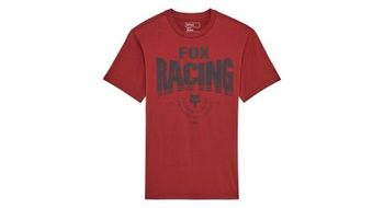 Camiseta de manga corta fox tread premium roja