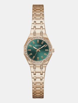 Reloj Analógico De Acero Reciclado Crystal De 25 Mm