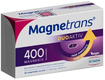 Magnetrans Duo Activ Magnesio 400 mg Deporte y Recuperación 20 Comprimidos