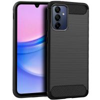 cool carcasa negra carbono para samsung a155 galaxy a15  a15 5g