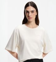 boss para mujer 50565191 camiseta epliete blanco roto s casual algodon manga corta
