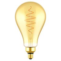 bombilla led e27 ps160 deco spiral 2200k dim 7w