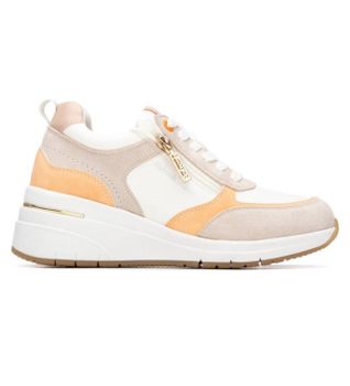 Refresh para mujer. 17505102-BEIGE Zapatillas 175051 beige (37), 3 a 5cm, Cremallera, Casual