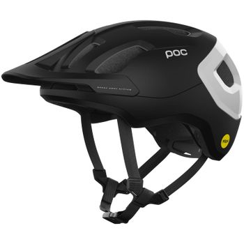 POC Axion Race MIPS MTB Helmet - L - Uranium Black Matt/Hydrogen White