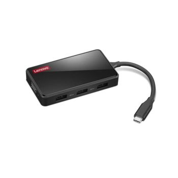 Dock Station Lenovo GX91M73945 USB-C 4K Ultra HD 3xUSB HDMI VGA Negro