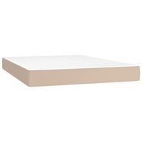 colchon matrimonial  colchon de cama  colchao de muelles ensacados cuero sintetico 140x190x20 cm