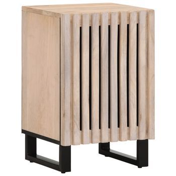 Mueble De Baño Madera Maciza De Mango 38x34x58 Cm Vidaxl