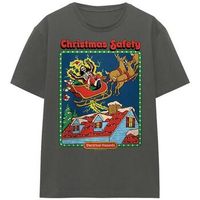 steven rhodes camiseta christmas safety para mujer