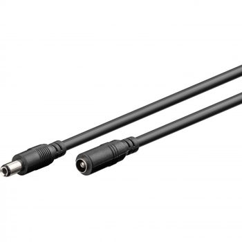 Goobay Cable Alimentacion DC Hembra/Macho 5.5x2.5mm 10m Negro