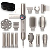 moldeador de pelo 14 cabezales airglam 14in1 flex champagne 1400w 110000rpm pantalla tecnologia coanda