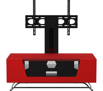 Chromium 2 Cantilever CRO2-1000BKT-RE 1000 mm TV Stand with Bracket - Red, Red