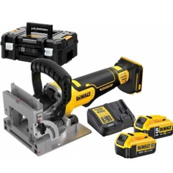 Fresadora De Láminas Dewalt Xr 18v 5.0 Ah - 2 Baterías, Cargador - Dcw682p2-qw