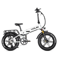 bicicleta electrica todoterreno vitilan i7 pro 30 204 blanca
