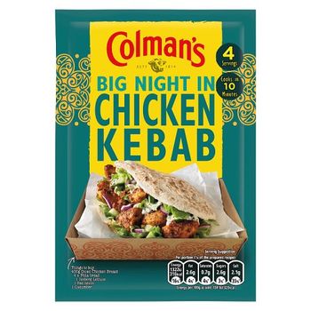 Colmans Big Night In Chicken Kebab Mix Sachet