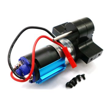 Caja de transferencia de metal URUAV PY08 con motor 370 para piezas de automóvil RC WPL B16 B24 B36 C24 JJRC Q60 Q61 1/1