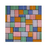 legendarte - panel decorativo multiple composicion en disonancias - theo van doesburg cm 200x200 16 paneles