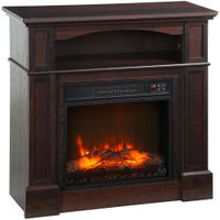 homcom chimenea electrica efecto llamas led brillo regulable con mando a distancia 1800 w 805x323x805 cm   aosom espana