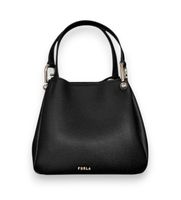 furla para mujer we00907-hsf000 bolso de piel nuvola mini tote negro osfa casual clasico