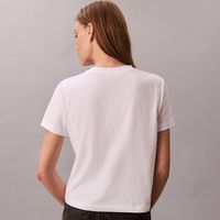 calvin klein jeans tops y camisetas ss fitted script calvin para mujer