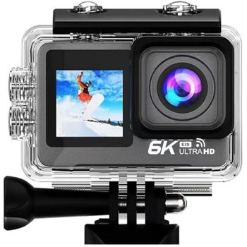 Lipa AT-M82TR Cámara Deportiva 6K EIS UltraHD WiFi Negra