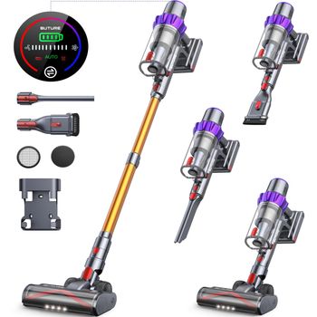 BUTURE VC80 aspiradora sin cable de mano con potencia de succión, 500W, 48Kpa, para electrodomésticos, taza de polvo de 1,5 l, batería extraíble