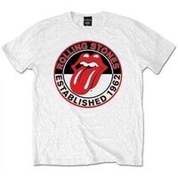the rolling stones camiseta manga larga established 1962 para mujer
