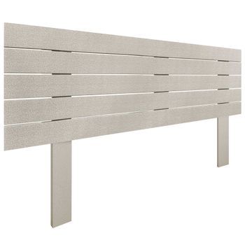 Cabecero De Madera Reciclada Dm Estilo Palet Horizontal Con Patas 145x115cm Camas 145 - Espigas Beige