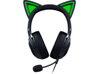 auriculares gaming - razer kraken kitty v2 sonido envolvente orejas gatito microfono integrado negro