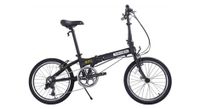 bicicleta plegable dahon hit naked 6v 20   negra 2022