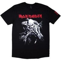 iron maiden camiseta manga larga 50 trooper charge para mujer