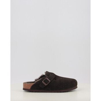 BIRKENSTOCK Sandalias BOSTON SHEARLING LEVE TAUPE LAF para mujer