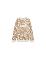 sudadera casual puma essentials animal aop crew fl mujer