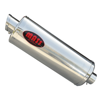 Silenciador de escape Mass Oval inox