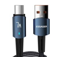 cable usb-a a tipo c mensaje 7a qc vooc iqoo scp afc de carga rapida y transmision de datos nucleo de cobre line 05m1m