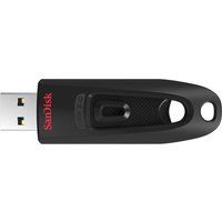 sandisk 64 gb ultra usb 30 memory stick - black black