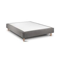 base de cama rigida 20 ascot  graphite redonda 190 x 160 cm