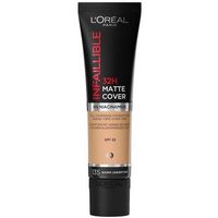 loreal base de maquillaje infaillible matte cover 135 para mujer