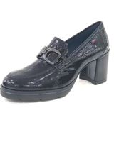 de callaghan zapato mocasin con estribo metalico tacon y sistema adapta negro