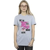 disney camiseta alice in wonderland all mad here para mujer