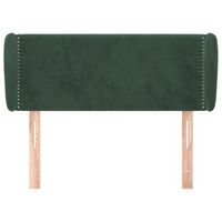 cabecero cama mueble de dormitorio de terciopelo verde oscuro 83 x 23 x 7888 cm verde m020008628