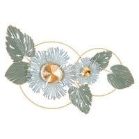 panel decorativo 3d en metal multicolor cm 905x75x50