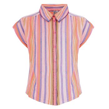 Pieces Blusa PCBATITHA SS WVN para mujer