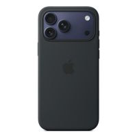 funda de silicona negra con magsafe para iphone 17 pro max