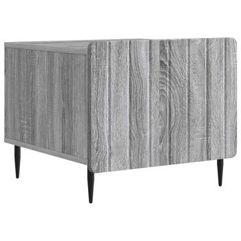 Mesa De Café Gris Sonoma 49 X 50 X 42 Cm Madera De Ingeniería Vidaxl
